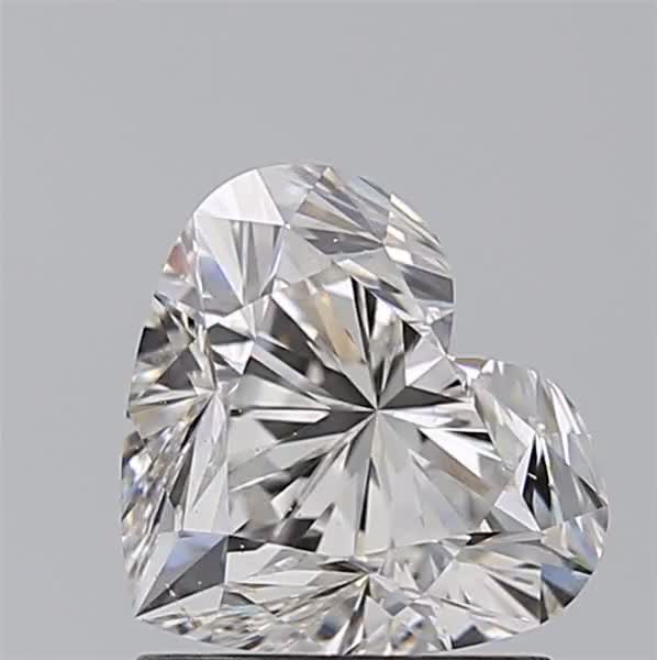 1.5ct Heart H SI1 Natural Diamond