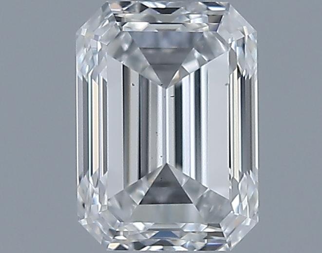 0.7ct Emerald E VS2 Natural Diamond