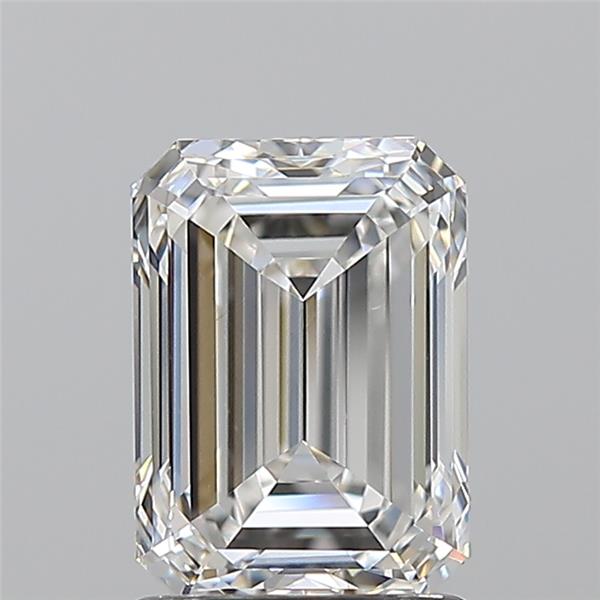 1.71ct Emerald F VS2 Natural Diamond