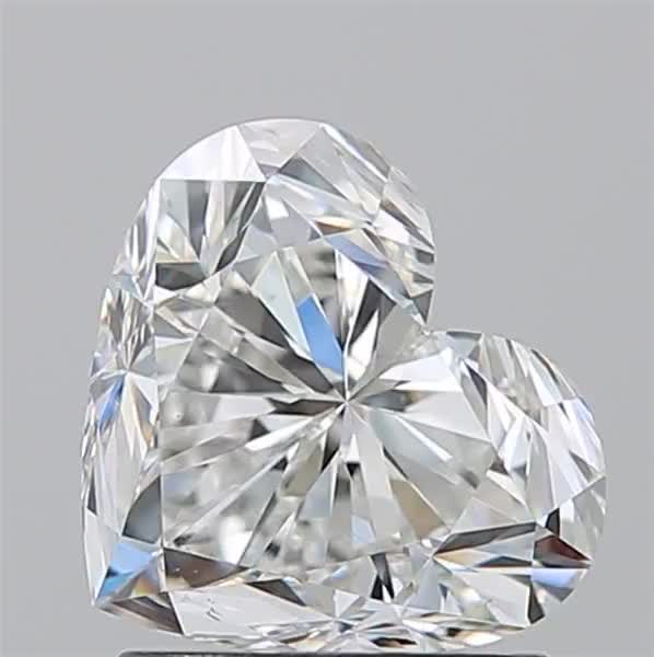 1.7ct Heart H VS2 Natural Diamond