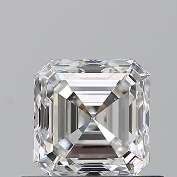 0.7ct Asscher F VVS1 Natural Diamond