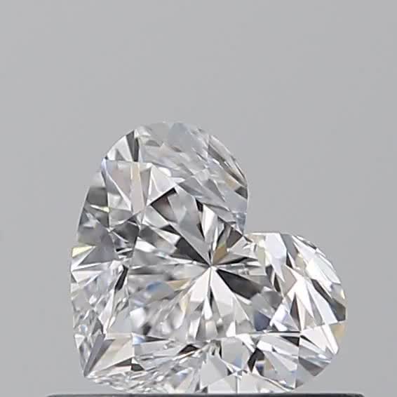 0.52ct Heart D VVS1 Natural Diamond