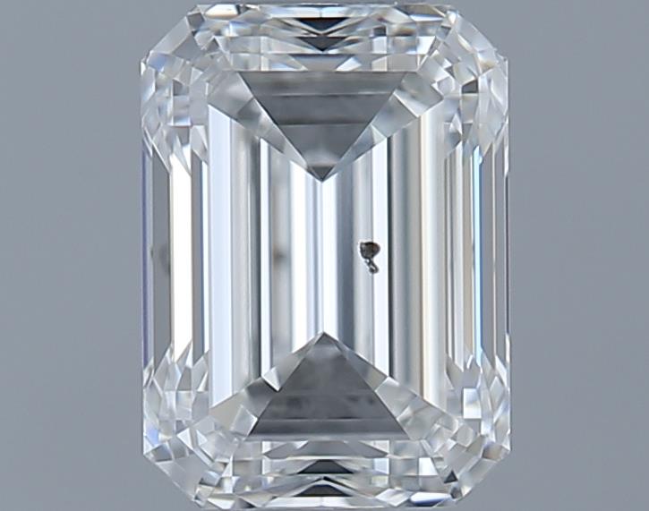 0.7ct Emerald F SI2 Natural Diamond