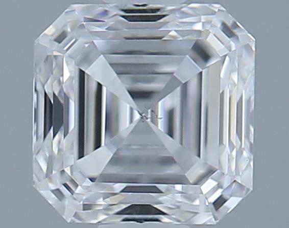 0.71ct Asscher D SI1 Natural Diamond