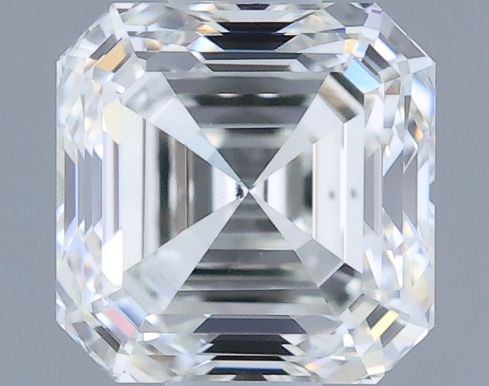 0.76ct Asscher H VS2 Natural Diamond