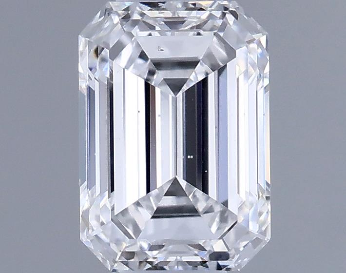 0.6ct Emerald D SI1 Natural Diamond