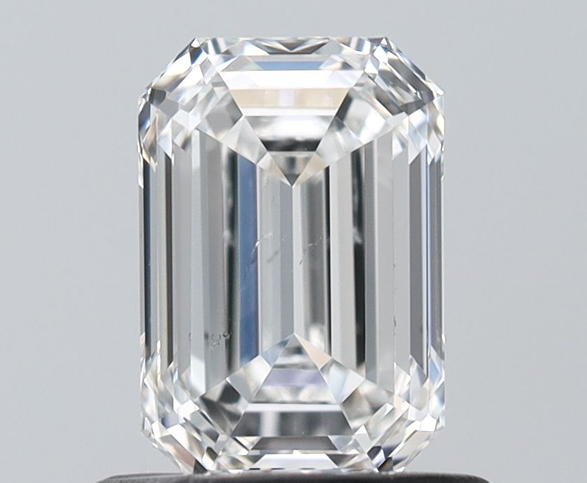 0.82ct Emerald F SI1 Natural Diamond