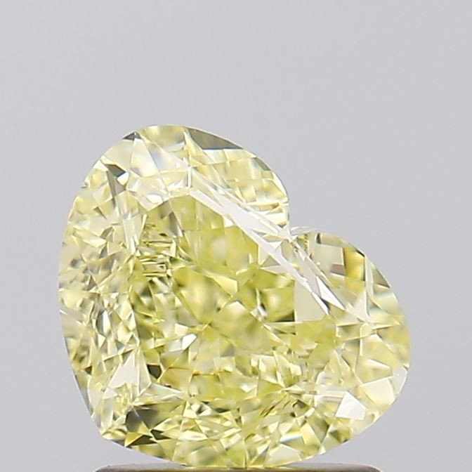 2.01ct Fancy Yellow Heart Natural Diamond