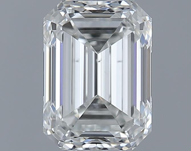 0.71ct Emerald H SI1 Natural Diamond