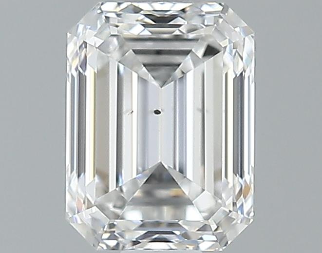 0.8ct Emerald F SI1 Natural Diamond