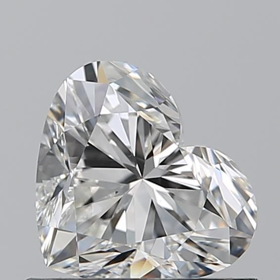 0.74ct Heart H VS2 Natural Diamond