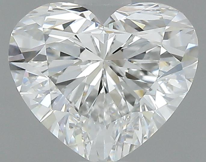 0.91ct Heart F IF Natural Diamond