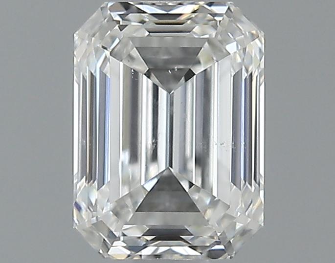 0.82ct Emerald F SI2 Natural Diamond