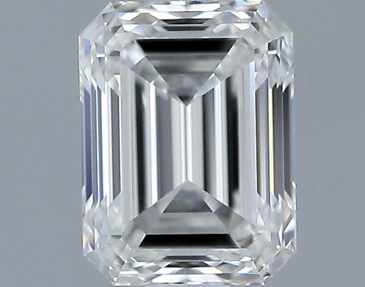 0.9ct Emerald F IF Natural Diamond