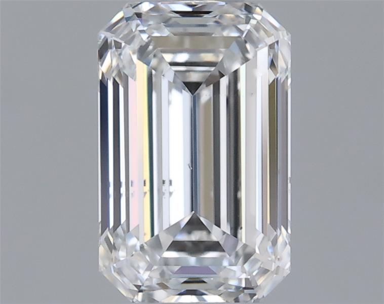 0.7ct Emerald F SI1 Natural Diamond