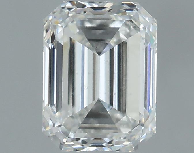 0.7ct Emerald F VS2 Natural Diamond