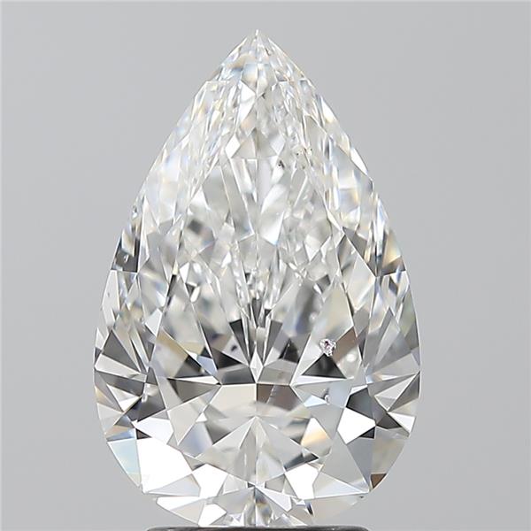 3.02ct Pear F SI2 Natural Diamond