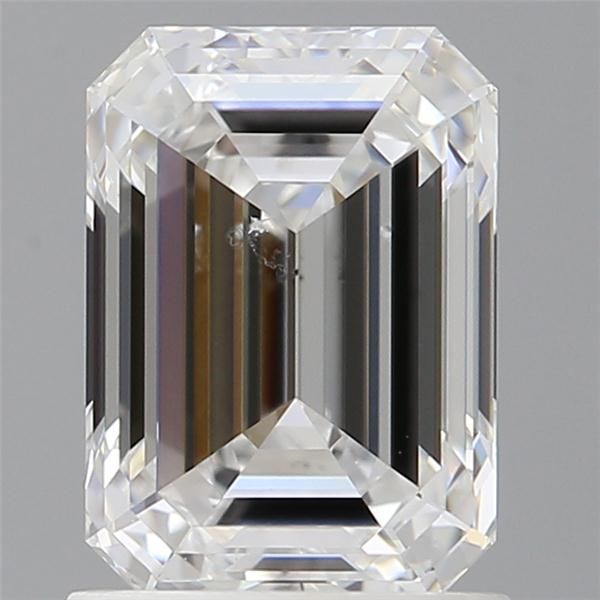 1.55ct Emerald F SI1 Natural Diamond