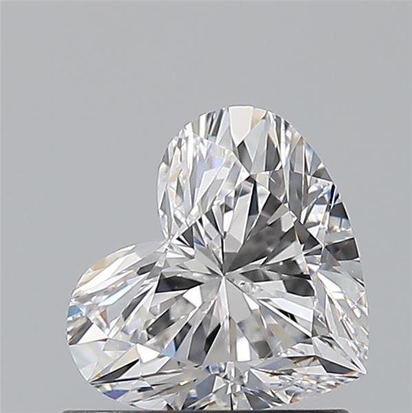 0.83ct Heart D VS2 Natural Diamond