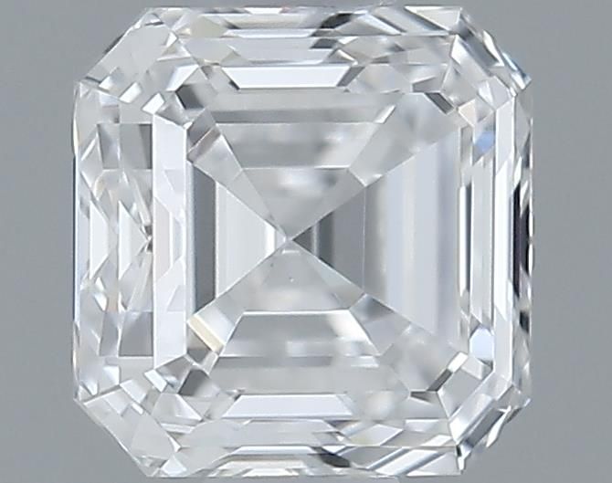 0.61ct Asscher E VS1 Natural Diamond