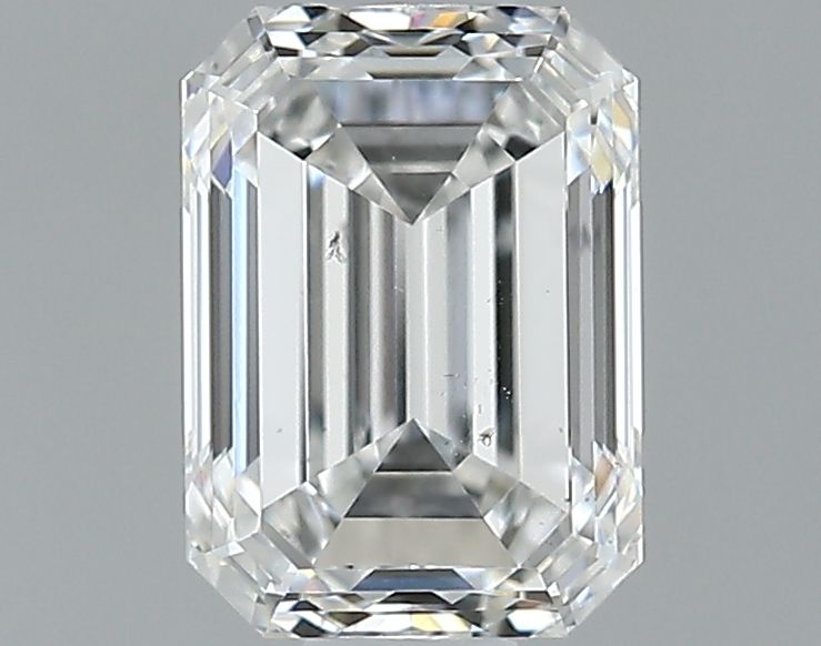 0.82ct Emerald F SI1 Natural Diamond