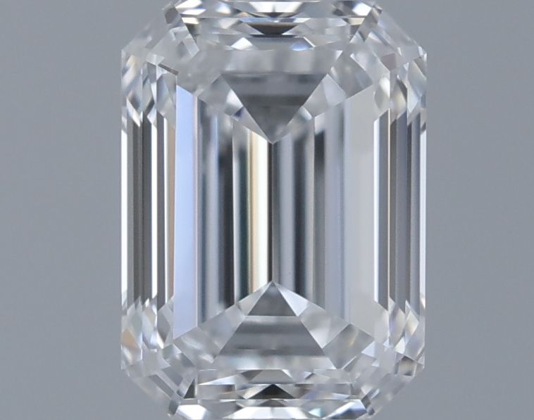 0.77ct Emerald D VVS2 Natural Diamond