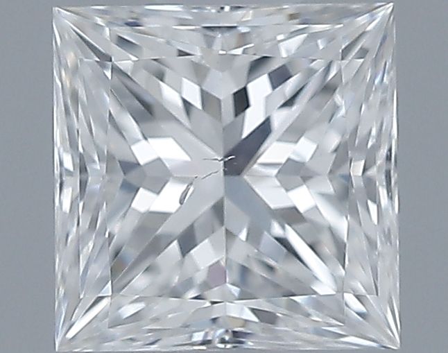 0.7ct Princess F SI1 Natural Diamond