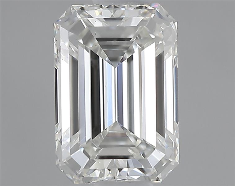 0.72ct Emerald H SI1 Natural Diamond