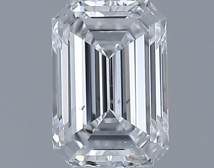 0.57ct Emerald D SI1 Natural Diamond