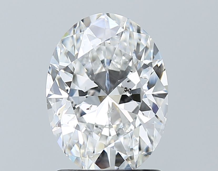 1.7ct Oval E SI2 Natural Diamond