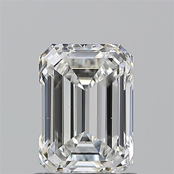 0.9ct Emerald F VS2 Natural Diamond