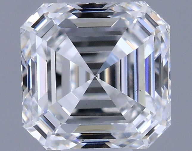 0.61ct Asscher F VS1 Natural Diamond