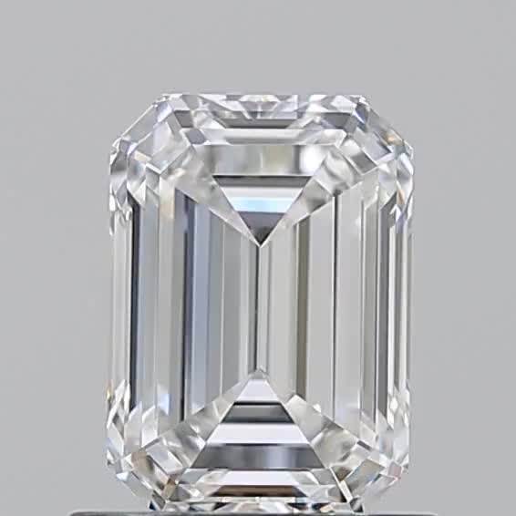 1.01ct Emerald F VVS2 Natural Diamond
