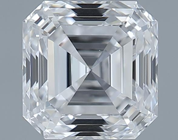 0.61ct Asscher D VS1 Natural Diamond