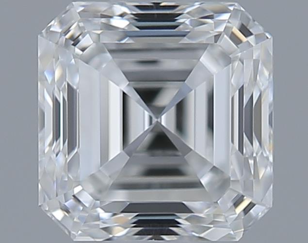 0.61ct Asscher F FL Natural Diamond