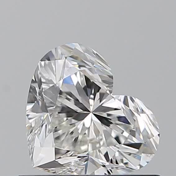 0.71ct Heart G VVS1 Natural Diamond