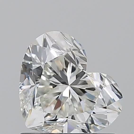 1.01ct Heart J VVS1 Natural Diamond
