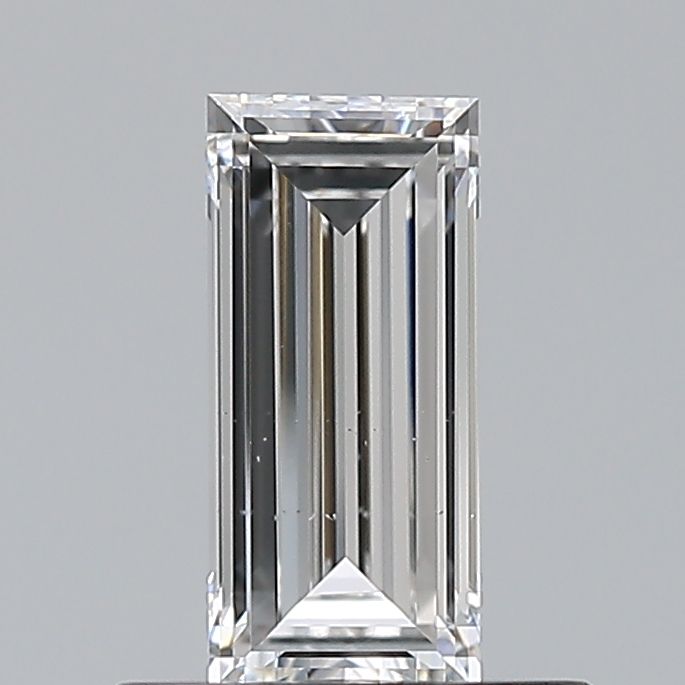 0.57ct Baguette F SI1 Natural Diamond