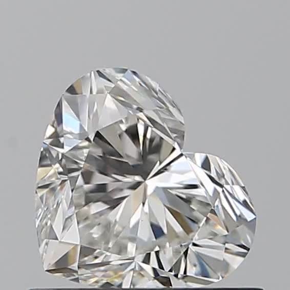 0.71ct Heart H VS1 Natural Diamond