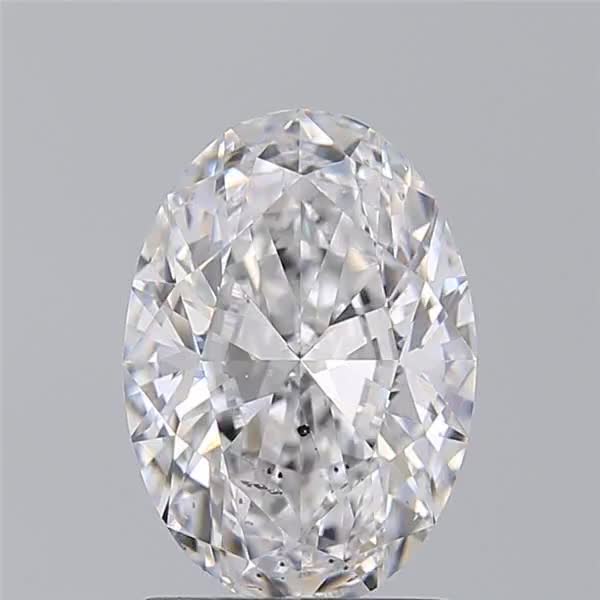 1.71ct Oval D SI2 Natural Diamond