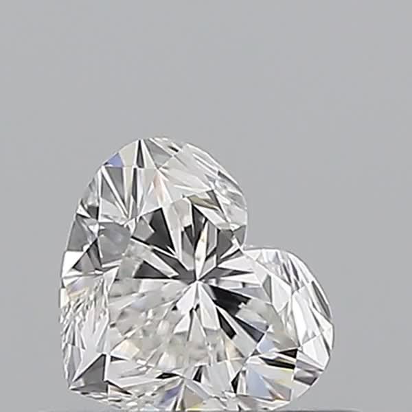 0.51ct Heart F VVS1 Natural Diamond