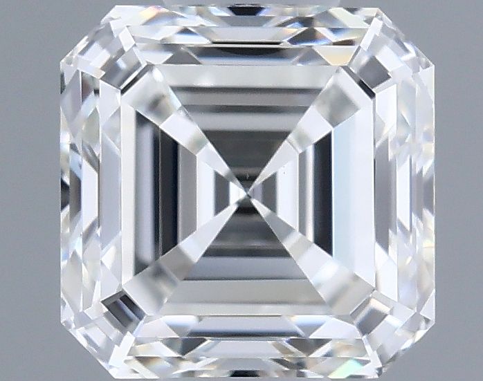 0.7ct Asscher F VS1 Natural Diamond