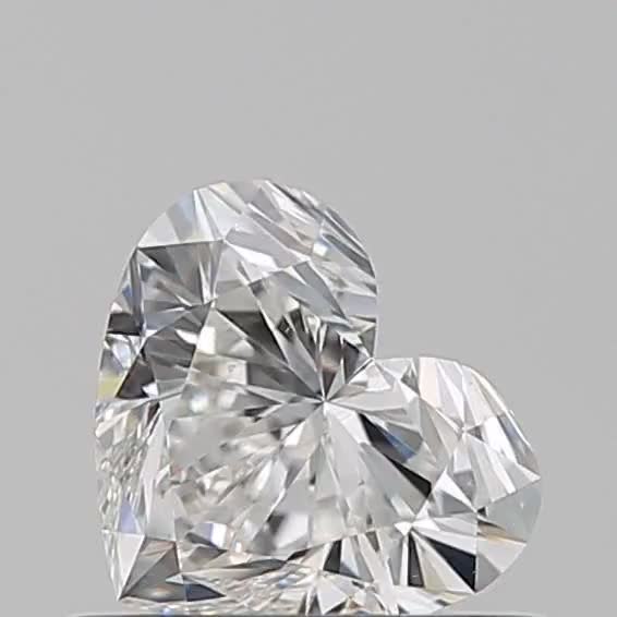 0.6ct Heart F VS1 Natural Diamond