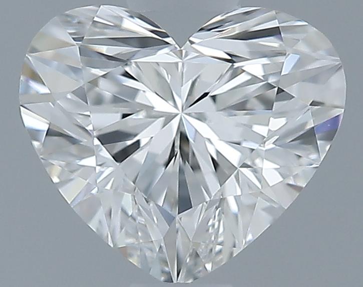 0.62ct Heart F VS1 Natural Diamond
