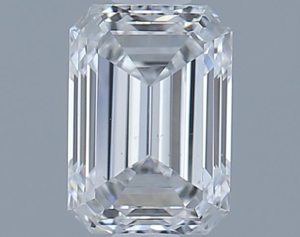 0.7ct Emerald E SI1 Natural Diamond