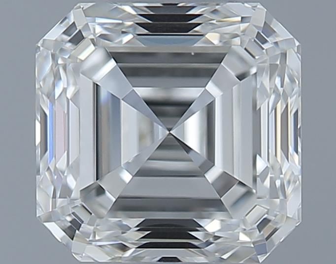 0.73ct Asscher H VVS2 Natural Diamond