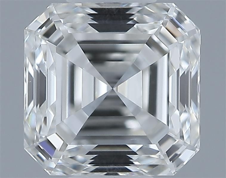 0.78ct Asscher H VS1 Natural Diamond