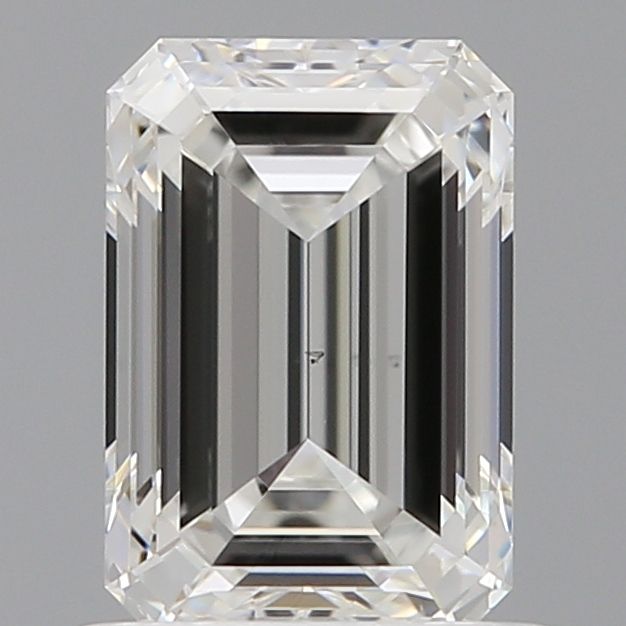 0.91ct Emerald F VS2 Natural Diamond