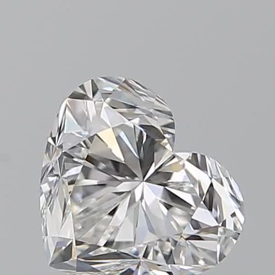 0.71ct Heart G VVS2 Natural Diamond