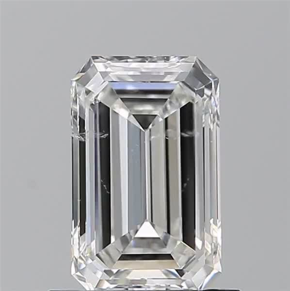 0.9ct Emerald G SI2 Natural Diamond